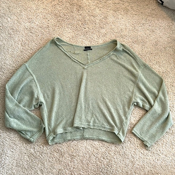 UO out from under long sleeve crop knit top size small - Picture 1 of 2